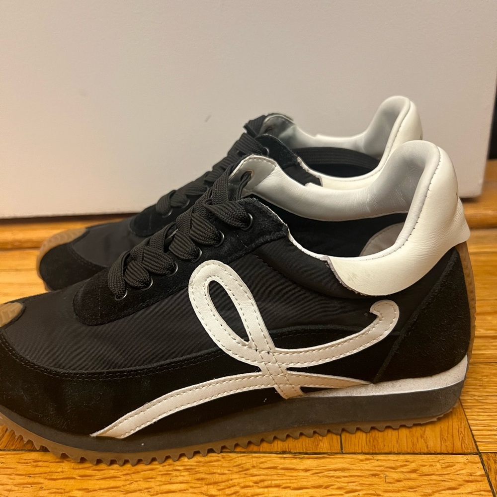 Loewe Black and White Women's Sneakers - Picture 2 of 8